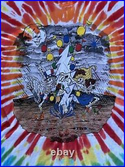 Vintage Grateful Dead Shirt Large Mens Ripple Junction 90s Tie Dye Tour Festival