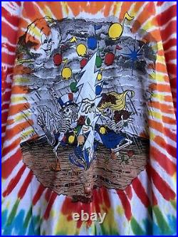 Vintage Grateful Dead Shirt Large Mens Ripple Junction 90s Tie Dye Tour Festival