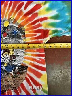 Vintage Grateful Dead Shirt Large Mens Ripple Junction 90s Tie Dye Tour Festival