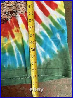 Vintage Grateful Dead Shirt Large Mens Ripple Junction 90s Tie Dye Tour Festival