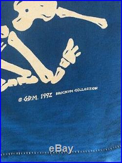 Vintage Grateful Dead Shirt Liquid Blue Rare Tie Dye Deadstock NOS