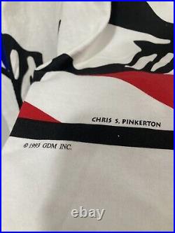 Vintage Grateful Dead Shirt Liquid Blue Summer Tour 1993 Chris Pinkerton XXL 90s
