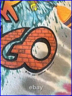 Vintage Grateful Dead Shirt Liquid Blue Wake Of The Flood Chicago 1992 Size XL