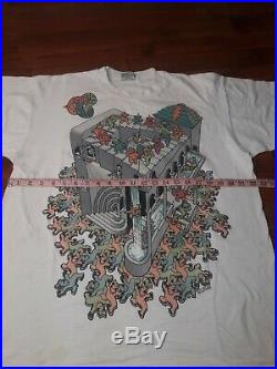 Vintage Grateful Dead Shirt M. C. Escher optical 1993 93 Large Bears