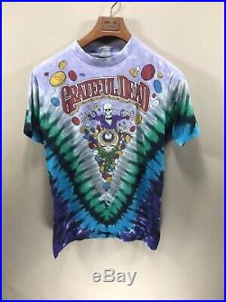 Vintage Grateful Dead Shirt M Vegas 91 Psychedelic Dealer Vegas Skeleton USA JGB