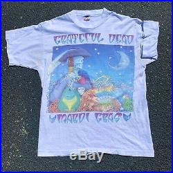 Vintage Grateful Dead Shirt Mardi Gras 1995 Size L