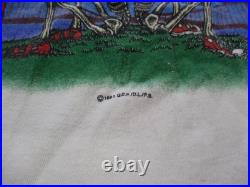Vintage Grateful Dead Shirt Men L Skeleton San Francisco Golden Gate 1981 80s