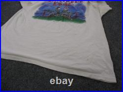 Vintage Grateful Dead Shirt Men L Skeleton San Francisco Golden Gate 1981 80s
