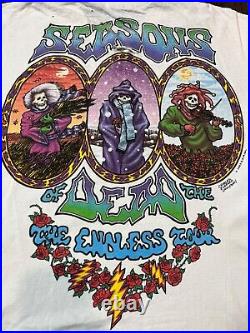 Vintage Grateful Dead Shirt Mens Extra Large Seasons Of The Dead Endless Tour