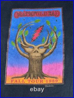 Vintage Grateful Dead Shirt Mens Large 1989 Fall Tour Single Stitch T