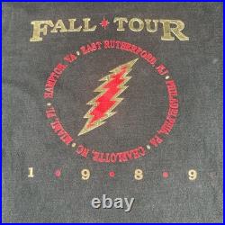 Vintage Grateful Dead Shirt Mens Large 1989 Fall Tour Single Stitch T