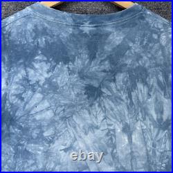 Vintage Grateful Dead Shirt Mens Large Blue 90s Tie Dye Sun Dancing Bears 1995
