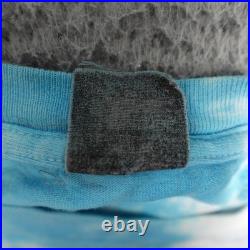 Vintage Grateful Dead Shirt Mens Large Blue Tie Dye 1989 Fall Tour Concert 80s