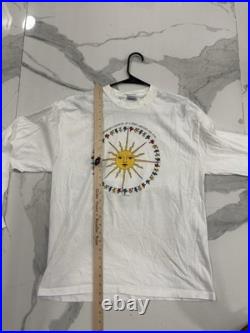 Vintage Grateful Dead Shirt Mens Large White Dancing Bears Long Sleeve Tee 1988