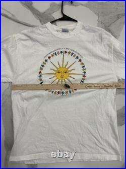 Vintage Grateful Dead Shirt Mens Large White Dancing Bears Long Sleeve Tee 1988