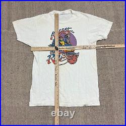 Vintage Grateful Dead Shirt Mens Medium White 1980s Relix Enjoying The Ride