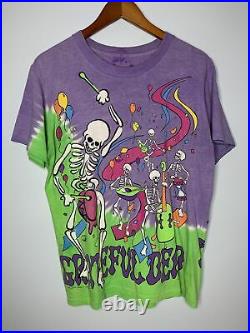 Vintage Grateful Dead Shirt Mens Sz L Tie Dye Oakland Coliseum Single Stitch 92