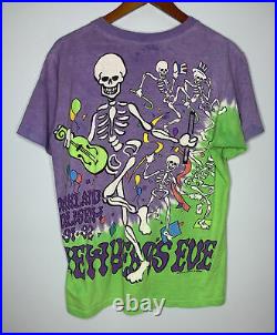 Vintage Grateful Dead Shirt Mens Sz L Tie Dye Oakland Coliseum Single Stitch 92