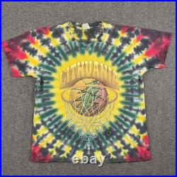 Vintage Grateful Dead Shirt Mens XL Lithuania Olympic Team Single Stitch Anvil