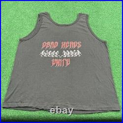 Vintage Grateful Dead Shirt Mens XL The Dead Heads Unite Tank Top USA Band Tee