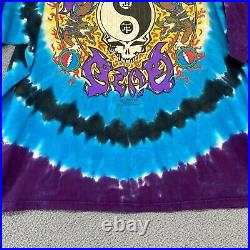 Vintage Grateful Dead Shirt Mens XL Tie Dye 90s Chinese New Year 1991 Tour