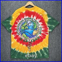 Vintage Grateful Dead Shirt Mens XL Tie Dye Lithuania Band Tee Olmypics 1996