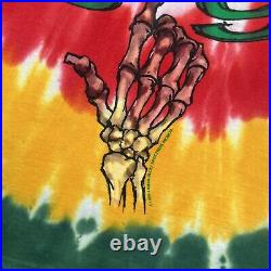 Vintage Grateful Dead Shirt Mens XL Tie Dye Lithuania Band Tee Olmypics 1996