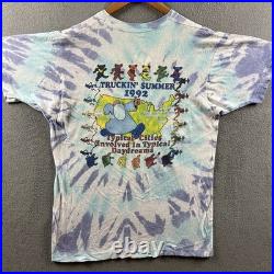 Vintage Grateful Dead Shirt Mens XL Tie Dye Summer Tour 1992 Single Stitch RARE