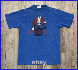 Vintage Grateful Dead Shirt Tour Year Of The Hare 1987 Rabbit Bolt Garcia Hat