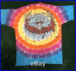Vintage Grateful Dead Shirt Vintage tshirt 1995 Rainbow Tie Dye
