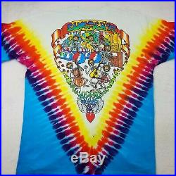 Vintage Grateful Dead Shirt XL 1992 OG Psychedelic Jerry Garcia Tie Dye Brockum