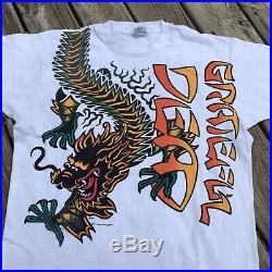 Vintage Grateful Dead Shirt XL 1993 Dragon Chinese New Year Rare Jerry Garcia