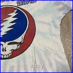 Vintage Grateful Dead Shirt XL 80s 90s Truckin' Summer Skull Face Band Tour Tee