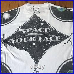 Vintage Grateful Dead Shirt XL Sreal Your Face All Over Print 25x30.5 ULTRA RARE