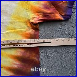 Vintage Grateful Dead Shirt XL Tie Dye 1990s Fall Tour Skeleton