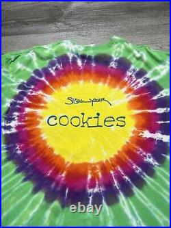 Vintage Grateful Dead Shirt parking lot bootleg cookie monster 90s Tye dye Sz XL