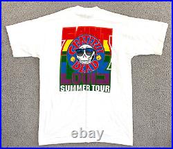 Vintage Grateful Dead Shirt size Large St Louis 1995 Tour Band Bears Double Side