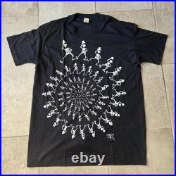 Vintage Grateful Dead Skeleton Spiral 1990 T Shirt Sz XL Fashion Victim