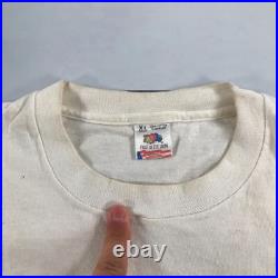 Vintage Grateful Dead Skiing Shirt Mens Extra Large White Shred Head FS 1992