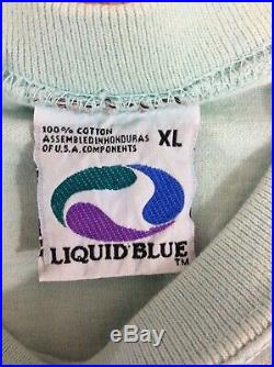 Vintage Grateful Dead Soccer Tee Shirt Size XL Liquid Blue (J9)