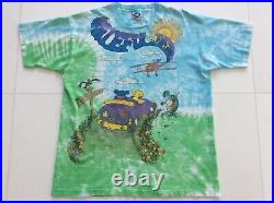 Vintage Grateful Dead Spring Tour T Shirt 1992 Tie Dye Single Stitch