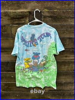 Vintage Grateful Dead Spring Tour T Shirt 1992 Tie Dye Size XL Used