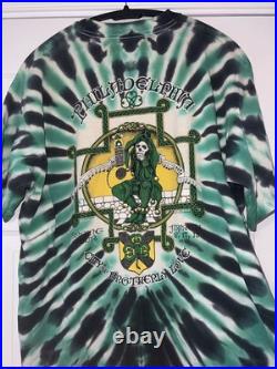Vintage Grateful Dead St. Patrick's Day Philadelphia 1992 Single Stich XL USA