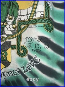 Vintage Grateful Dead St. Patrick's Day Philadelphia 1992 Single Stich XL USA