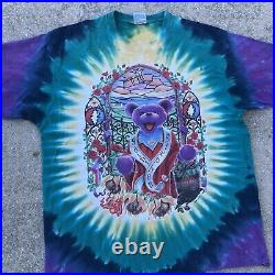 Vintage Grateful Dead St. Saint Stephen Liquid Blue T Shirt 1998 Original XL