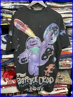 Vintage Grateful Dead Standing On The Moon Tshirt 1995 Double Sided Print Sz XL