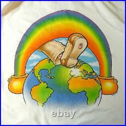 Vintage Grateful Dead Stanley Mouse, Ice Cream Kid, Rainbow Foot T-shirt XL