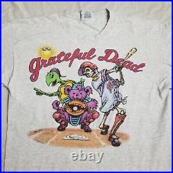 Vintage Grateful Dead Steal Your Base T Shirt 1994 Summer Tour Gray Band 90s XL