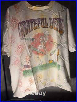 Vintage Grateful Dead & Steve Miller Band 1992 Tour Shirt AOP SINGLE STITCH RAR