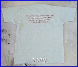 Vintage Grateful Dead Style ANTI Smoking T-Shirt (size M/L)